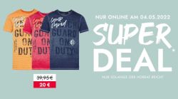 Nur heute: Camp David T-Shirts für Damen oder Herren je nur 20€