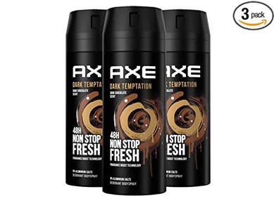 3er Pack Axe Dark Temptation Bodyspray (ohne Aluminium) für 5,87€ – Prime Sparabo