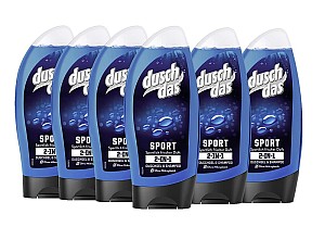 6x 250ml Duschdas 2-in-1 Duschgel & Shampoo Sport für 4,22€ (statt 5,94€) – Prime Spar-Abo