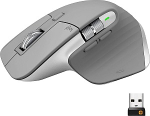 Logitech MX MASTER 3 Maus in Grau (Mid Grey, kabellos, Bluetooth, USB-C) für 49€ (statt 71€)