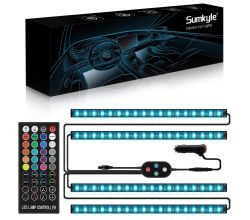 FIKPOO (die Marke heisst echt so!) Auto LED Ambientebeleuchtung für nur 9,99€