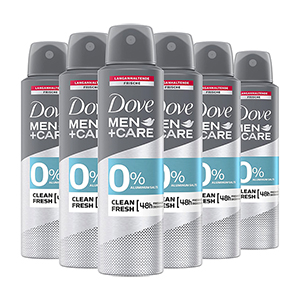 6er-Pack Dove Men+Care Deospray für nur 7,95€ im Prime-Sparabo
