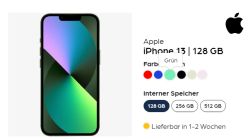 Update: Apple iPhone 13 128 GB mit Magenta Mobil M Young für 39,95€ mtl. + einmalig 4,95€ + jetzt 30€ Amazon Gutschein geschenkt!