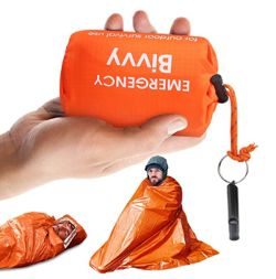 Idefair Notfall-Schlafsack mit Überlebens-Pfeife nur 7,29€