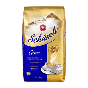 1kg Schümli Crema Ganze Premium Arabica Kaffeebohnen für nur 10,19€ im Amazon-Sparabo