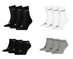 36 Paar Head Socken (Crew, Crew Short & Sneaker) in verschiedenen Farben und Größen nur 34,99€