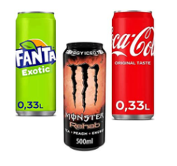 Sammeldeal: Energydrinks und Softdrinks von Monster Coca Cola und Powerrade Prime-Deal