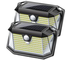 2Pack Koicaxy LED Solarlampen mit Bewegungsmelder und 202 LEDs für 13,99€ inkl. Versand.