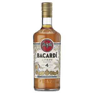 Bacardi Anejo Cuatro Rum 4 Jahre (0,7 Liter, 40% Vol) für nur 13,85€ als Prime-Deal