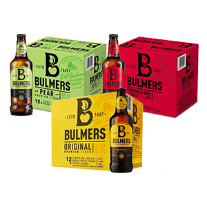 12x 0,5l Bulmers Cider (Original, Red Berries oder Pear) für nur je 18,99€ als Prime-Deal