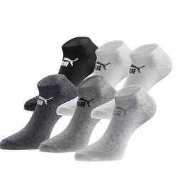 PUMA Sneakersocken 18 Paar Black-White-Grey-Mix (39-49) für 22,99€ (statt 37,99€)