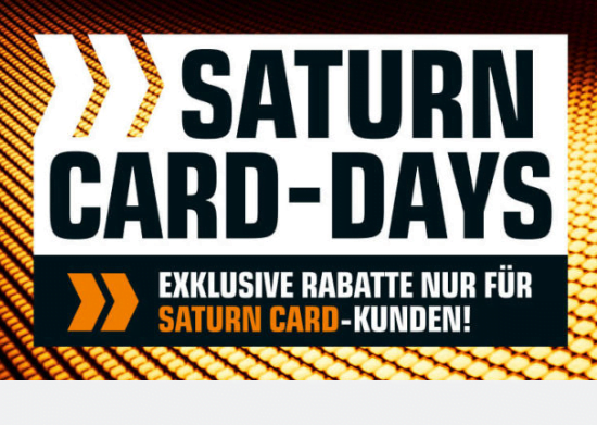 Exklusive Angebote für Saturn-Card Inhaber!