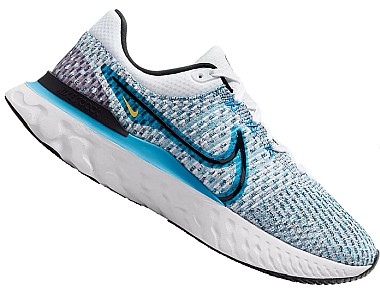 Nike Laufschuh React Infinity Run Flyknit III weiß/blau (Größen 40,5 bis 44,5) für 74,99€ (statt 98€)