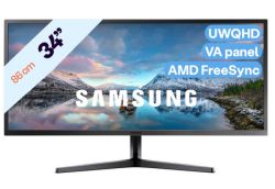 34″ Samsung Ultra WQHD Monitor SJ550 für nur 238,90€