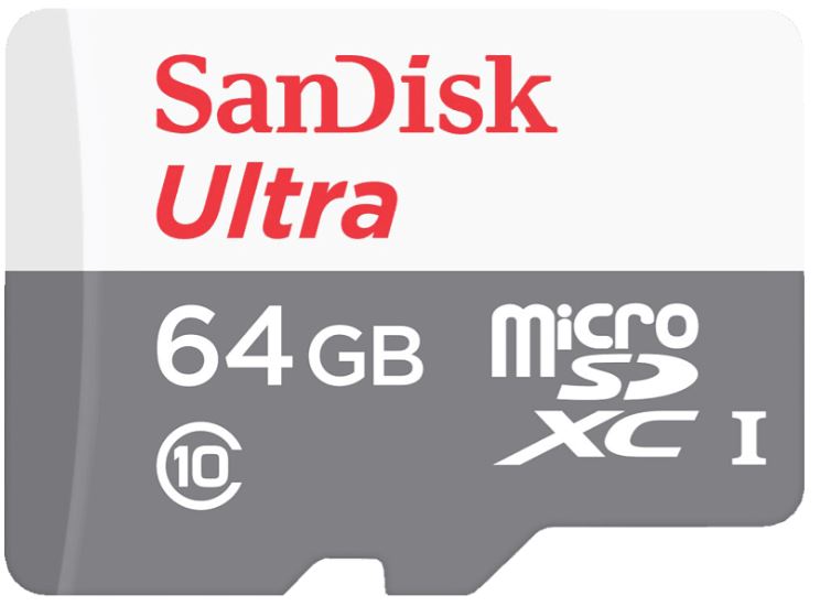 SANDISK Ultra Micro-SDXC Speicherkarte 64 GB für nur 6,99€ inkl. Versand