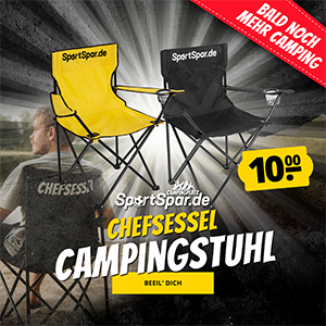 SportSpar.de „Chefsessel“ Campingstuhl für nur 13,95€ inkl. Versand
