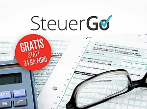 Nur noch heute: Software SteuerGo Plus 2022 gratis (statt 34,95€)