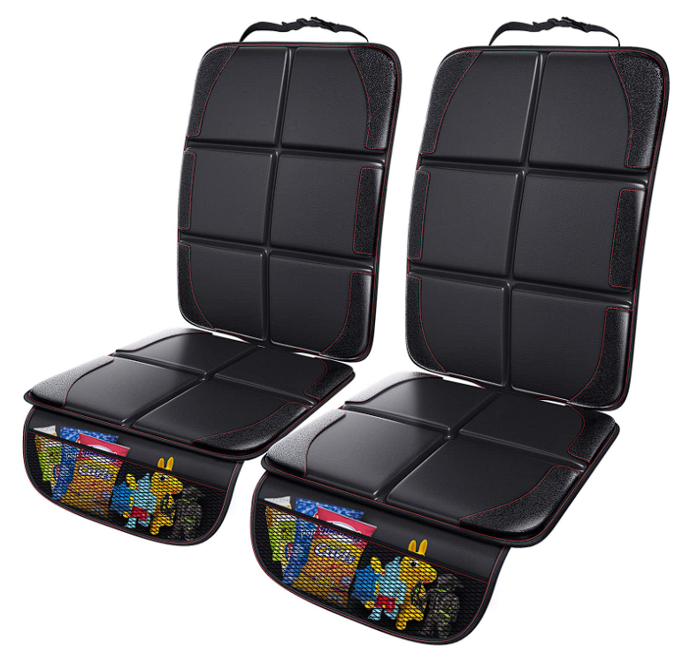 2 Stück Kindersitzunterlage, Autositzschoner Größe XL passend für die meisten Autos mit rutschfestem Stoff für nur 14,97€ inkl. Versand