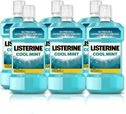 Listerine Cool Mint 6 x 600ml für 15,99€ (statt 22,89€) als Prime-Deal