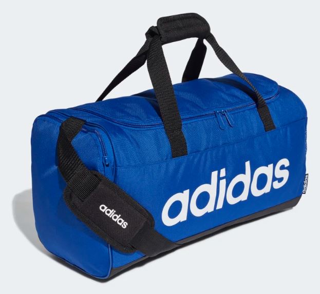 Adidas Linear Logo Dufflebag (25 Liter, Royal Blue) ab 12€ inkl. Versand (statt 25€)
