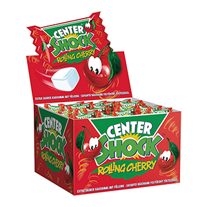 Center Shock Rolling Cherry (Box mit 100 Kaugummis) für nur 4,24€ mit Prime