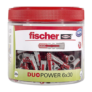 200er-Pack fischer DUOPOWER Universaldübel (6 x 30) für nur 9,98€ – Prime