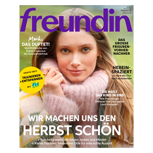 Top! Jahresabo (24 Ausgaben) der Zeitschrift „freundin“ für nur einmalig 10€ (statt 96€)