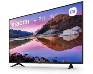Xiaomi Smart TV P1E UltraHD 55 Zoll Smart-TV mit Triple Tuner, Android, Prime Video und Netflix für 299€