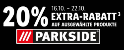 20% auf Parkside Produkte ab 59€ im Lidl online Shop