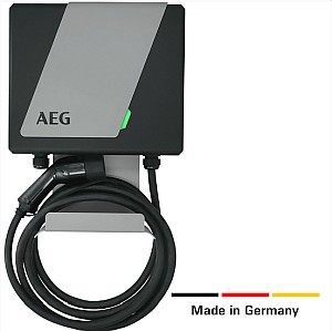 Wallbox 11 KW AEG ohne FI Schalter – Ladestation für E-Auto mit 5m Ladekabel und Typ-2 Stecker für 319,99€ (statt 510€)