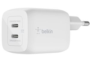 Belkin WCH013vfWH 65-W-USB-C-Ladegerät mit 2 Ports für 29,99€