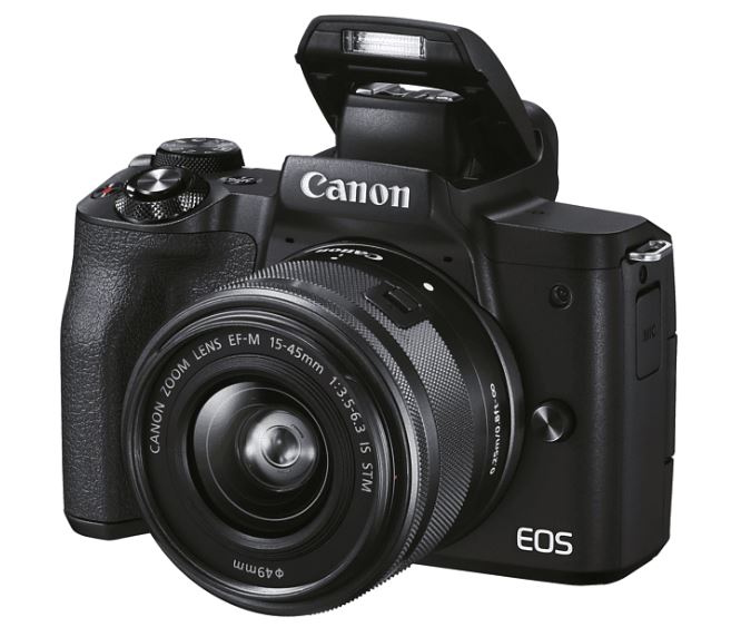 Canon EOS M50 MK II Systemkamera mit Objektiv 15-45mm + Tasche & 16 GB Speicherkarte für 599€ inkl. Versand (statt 649€)