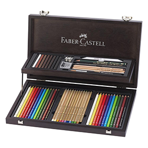 53-teiliges Faber-Castell Holzkoffer-Stiftset (36 Stifte & Zubehör) ab nur 125,95€ (statt 156€)