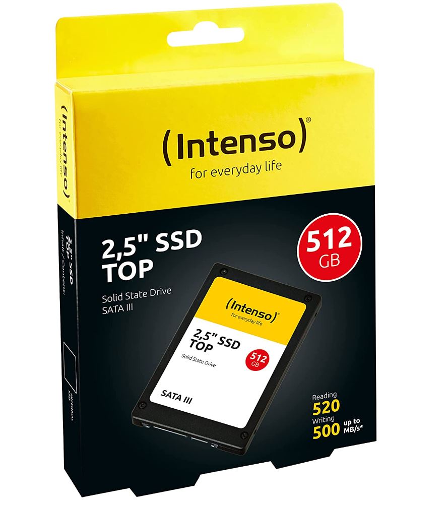 Intenso 2,5″ SSD SATA III mit 512 GB für nur 19,64€ inkl. Versand