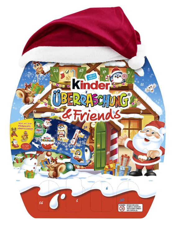 kinder Überraschung & Friends Adventskalender 2023 (1x 404g) für nur 21,49€ (statt 25,37€)