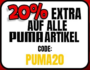 Nur noch heute: 20% Extra Rabatt auf alles von Puma bei PickSport