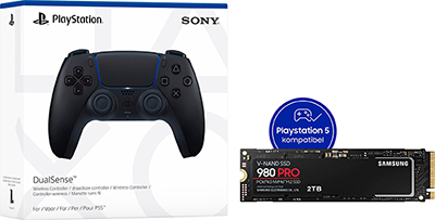 Samsung 980 PRO M.2 NVMe SSD (2TB) + Sony Playstation 5 DualSense Controller für nur 252,94€ inkl. Versand (statt 335€)