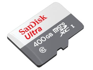 SANDISK Ultra, Micro-SDXC Speicherkarte mit 400 GB für 29,99€