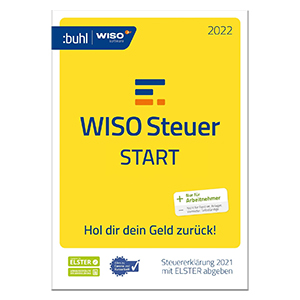 WISO Steuer-Start 2022 (für Steuerjahr 2021 – Disc in frustfreier Verpackung) nur 11,10€ – Prime-Deal