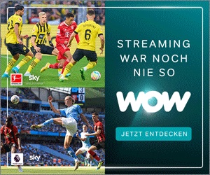 Top! 12 Monate WOW Live-Sport für nur 19,99€ mtl. (statt 30€)