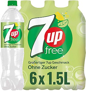 7UP Free – Zuckerfreie Limonade mit Zitronen- und Limettengeschmack für 5,29€ + 1,50€ Pfand (statt 7,74€) – Prime SparAbo