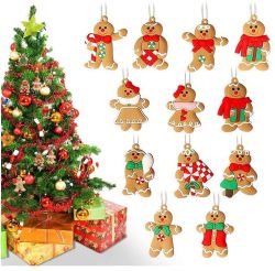 Lebkuchen Weihnachtsbaumdekoration 12 Stück für nur 5,49€ (statt 10,98€)