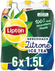 Lipton Ice Tea Zitrone 6 x 1,5l für nur 8,59€ inkl. Pfand im Spar-Abo