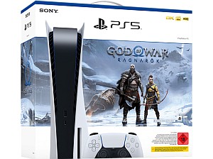 SONY PlayStation 5 (Disc Edition) + God of War Ragnarök für 619,99€