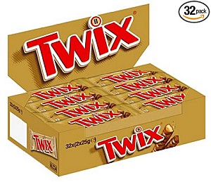 32er Pack Twix Schokoriegel (1,6kg) für 13,49€ (statt 21€) – Prime SparAbo