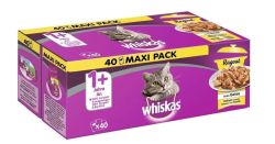 Whiskas 1+ Katzennassfutter 85g 40er Pack im Spar Abo für nur 8,57€ (statt 12,25€)