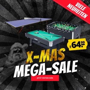 X-MAS Mega-Sale bei SportSpar – Viele verschiedene Geschenkideen (z.B. Kickertische, SUPs uvm!)