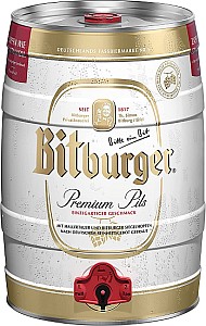 Bitburger Premium Pils Partyfass (5 Liter) für 8,99€ (statt 12€) – Prime SparAbo