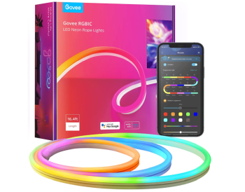 Govee Neon LED Strip 5m RGBIC Neon LED Streifen mit App-Steuerung für 78,82€