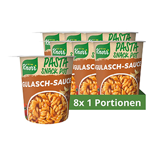 8er Pack Knorr Pasta Snack Gulasch-Sauce – Instant Nudeln für 9,08€ (statt 11€) – Prime SparAbo